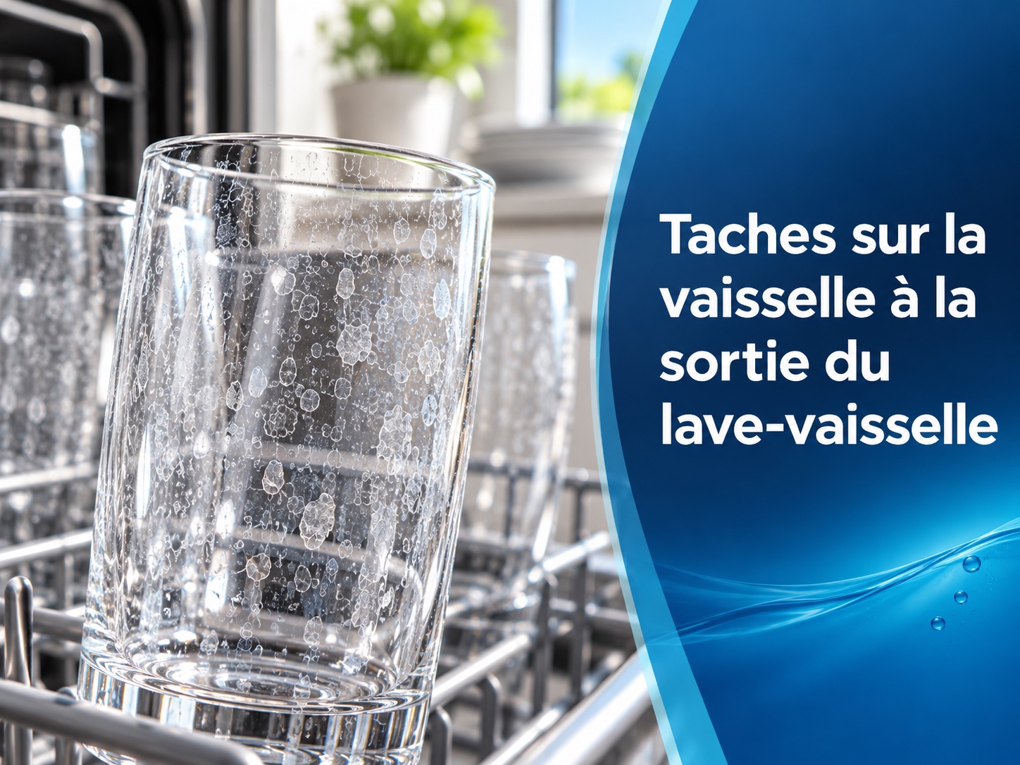Taches sur la vaisselle à la sortie du lave-vaisselle