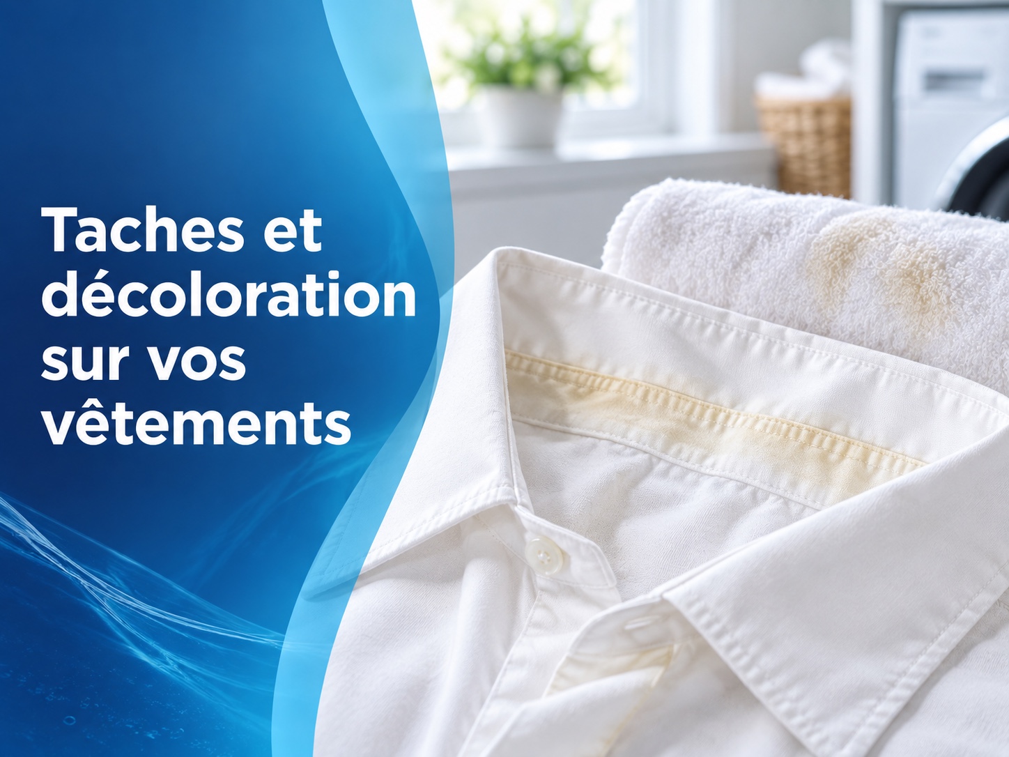 Taches et décoloration sur les vêtements